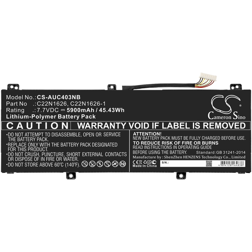 Notebookbatteri Asus Chromebook Flip C213