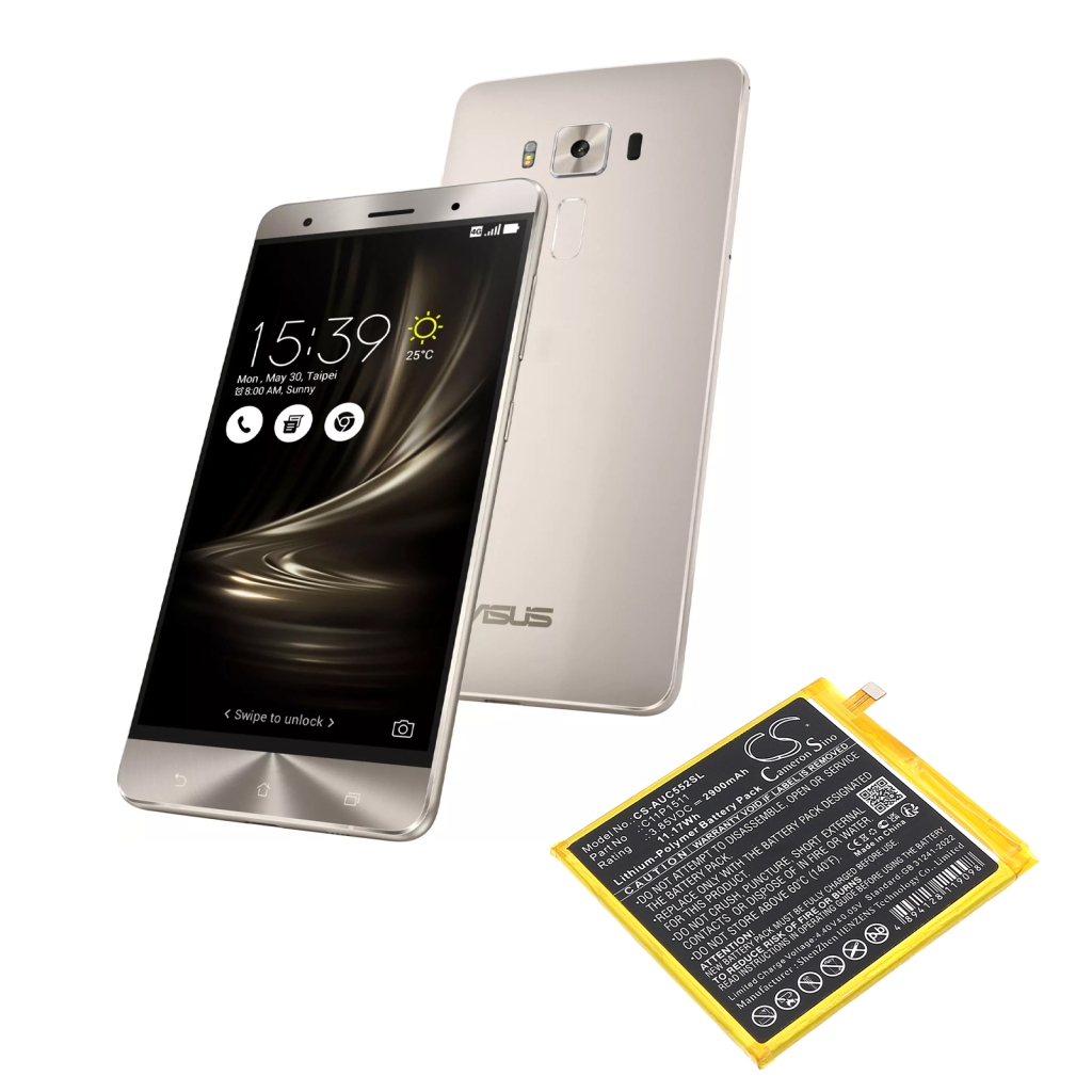 Mobiltelefonbatteri Asus ZenFone 3