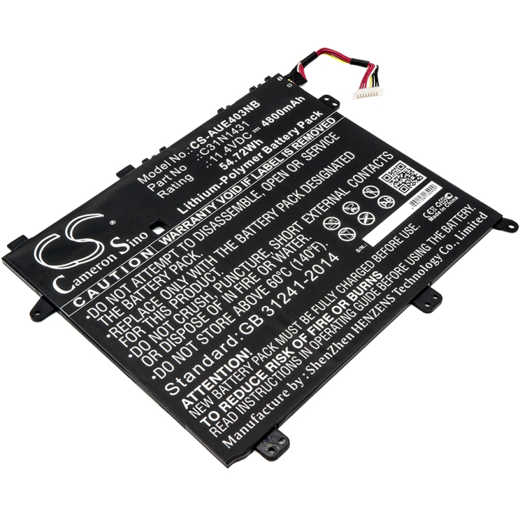 Notebookbatteri Asus CS-AUE403NB
