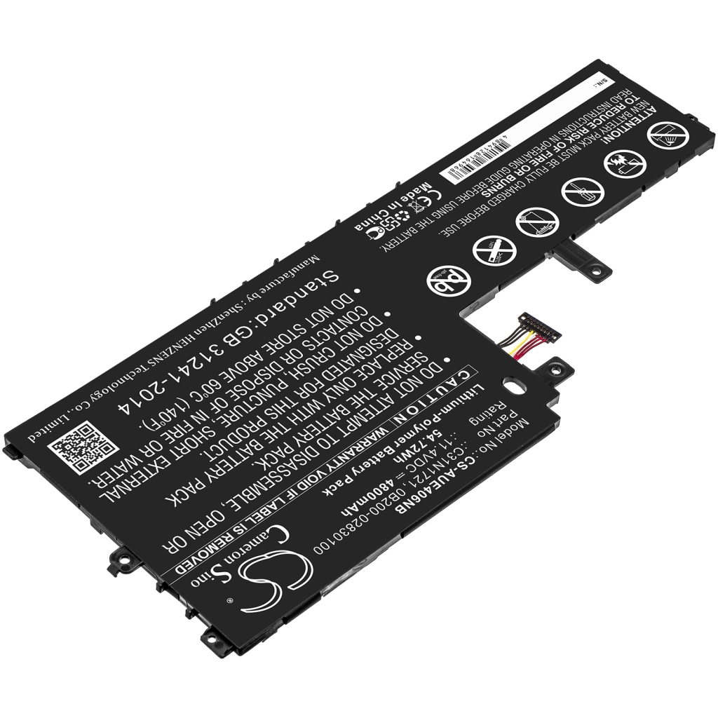 Notebookbatteri Asus CS-AUE406NB