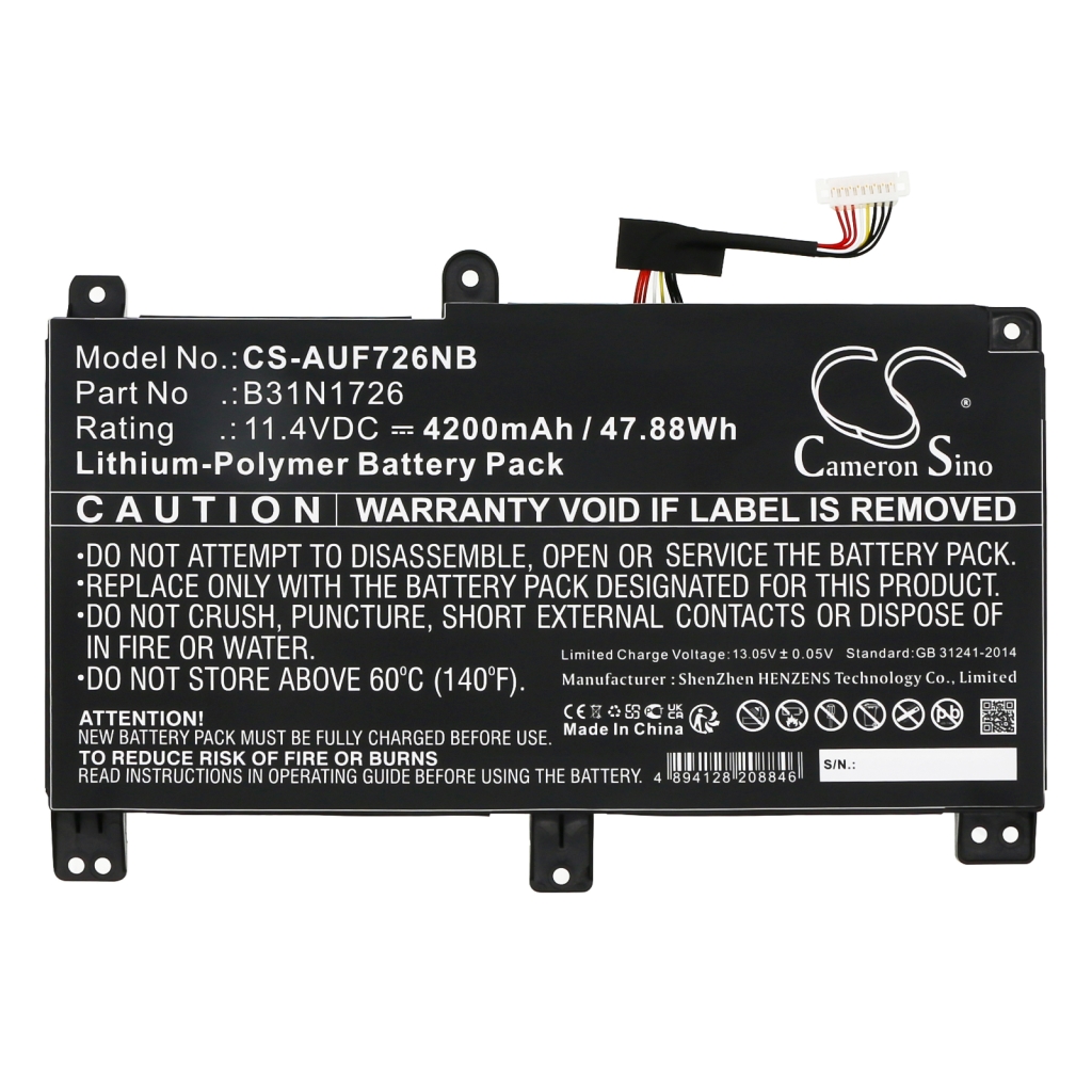 Notebook battery Asus FX504GD-DM812T