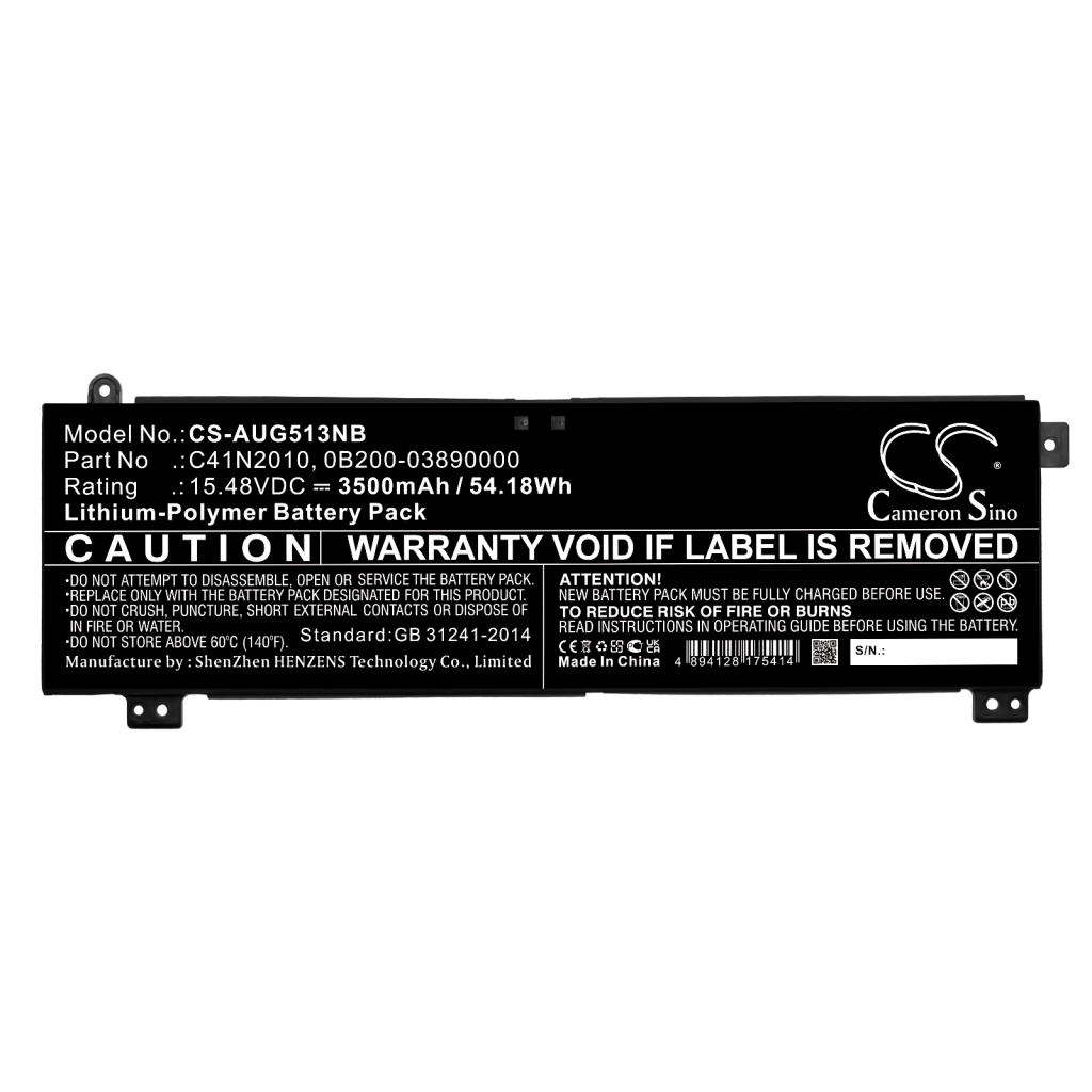 Notebookbatteri Asus CS-AUG513NB