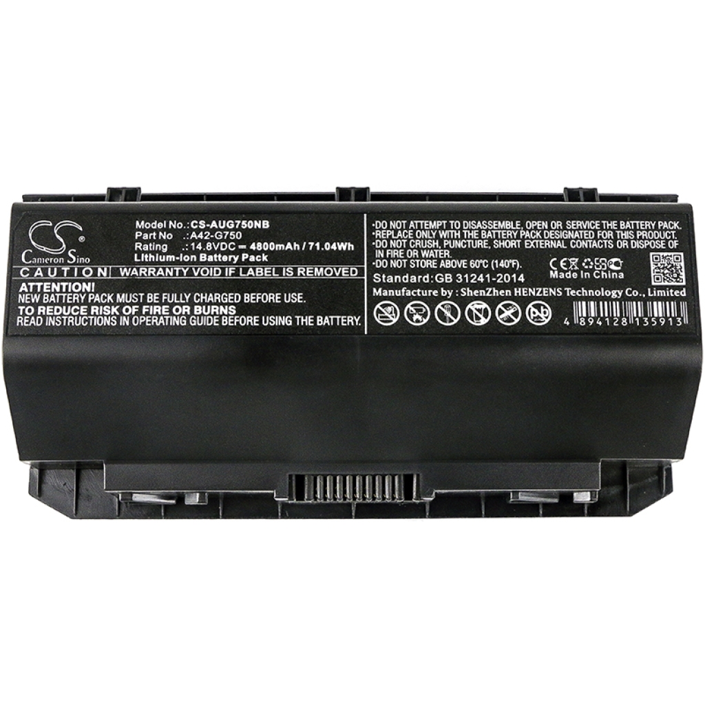 Notebookbatteri Asus CS-AUG750NB