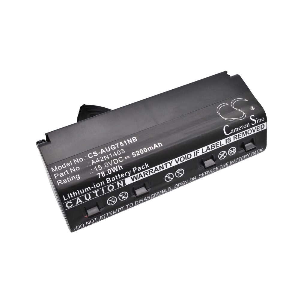 Notebookbatteri Asus CS-AUG751NB