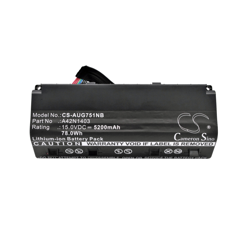 Notebookbatteri Asus CS-AUG751NB