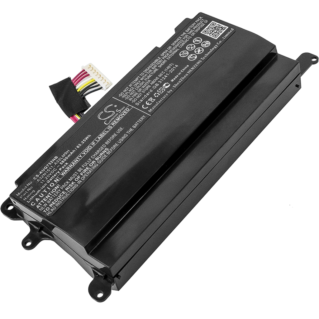 Notebookbatteri Asus CS-AUG752NB