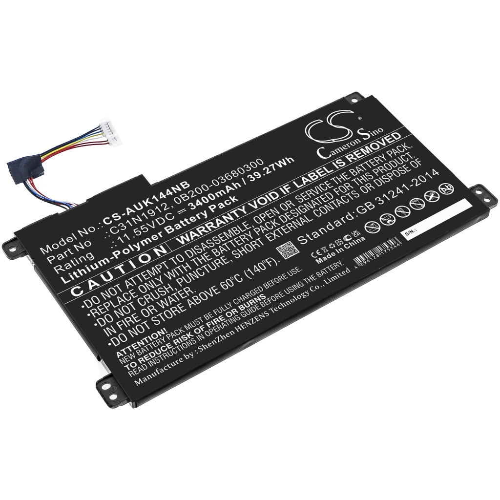 Notebookbatteri Asus E410MA