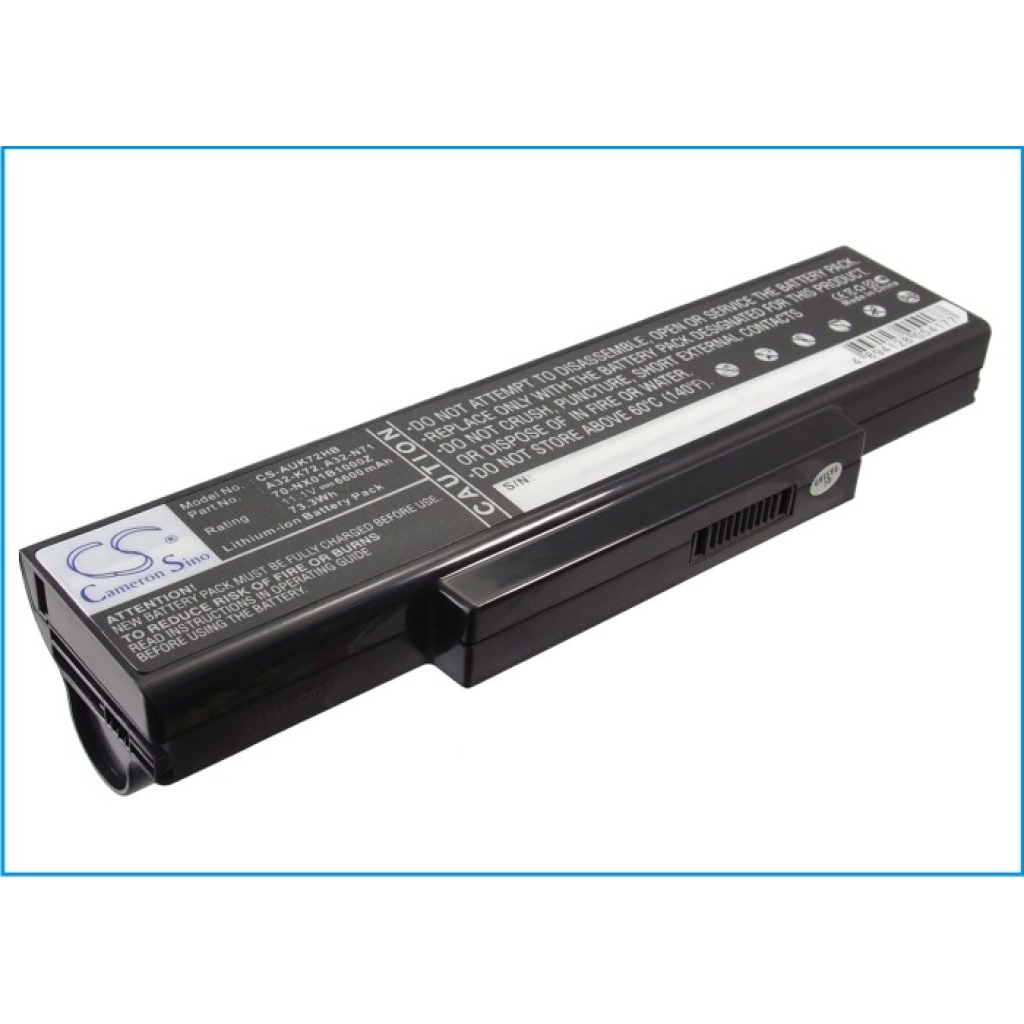 Notebookbatteri Asus K72N