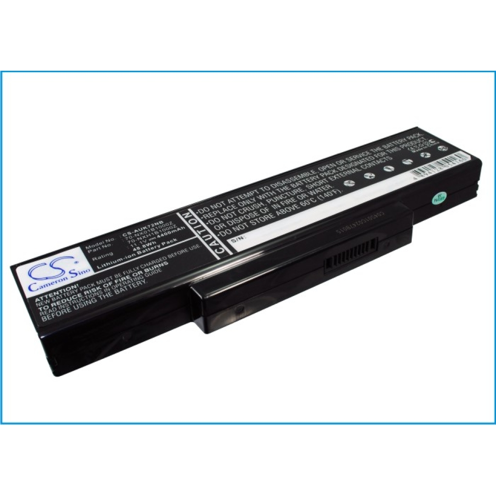 Notebook battery Asus K72JQ