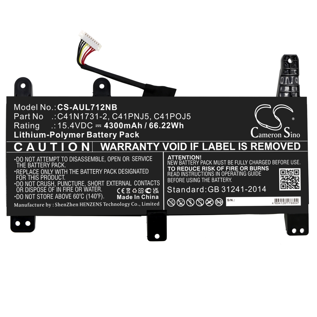 Battery Replaces C41POJ5