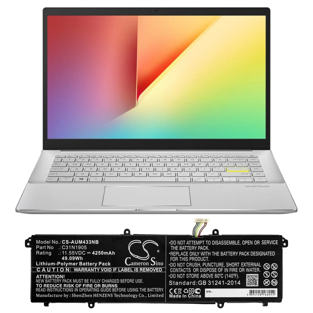 Notebook battery Asus Vivobook S15 M533IA-BQ090T
