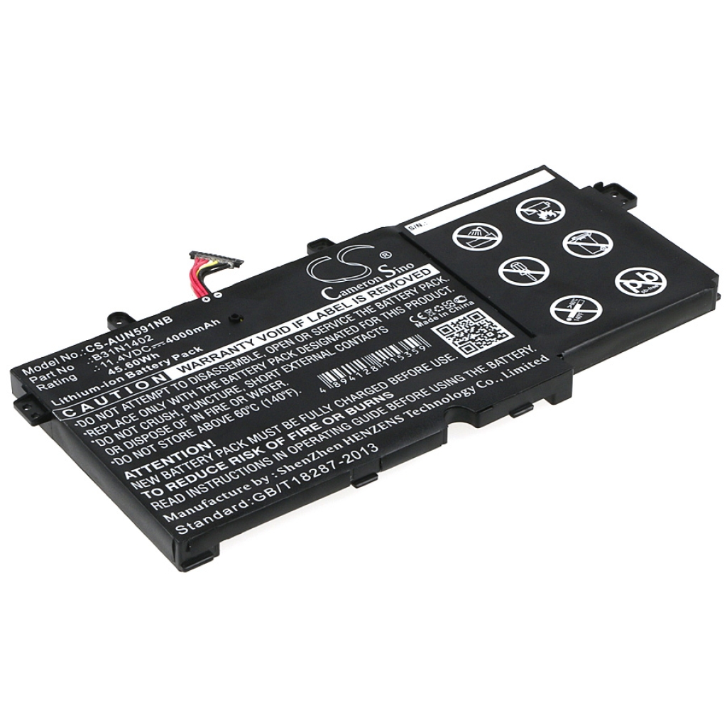 Notebookbatteri Asus CS-AUN591NB