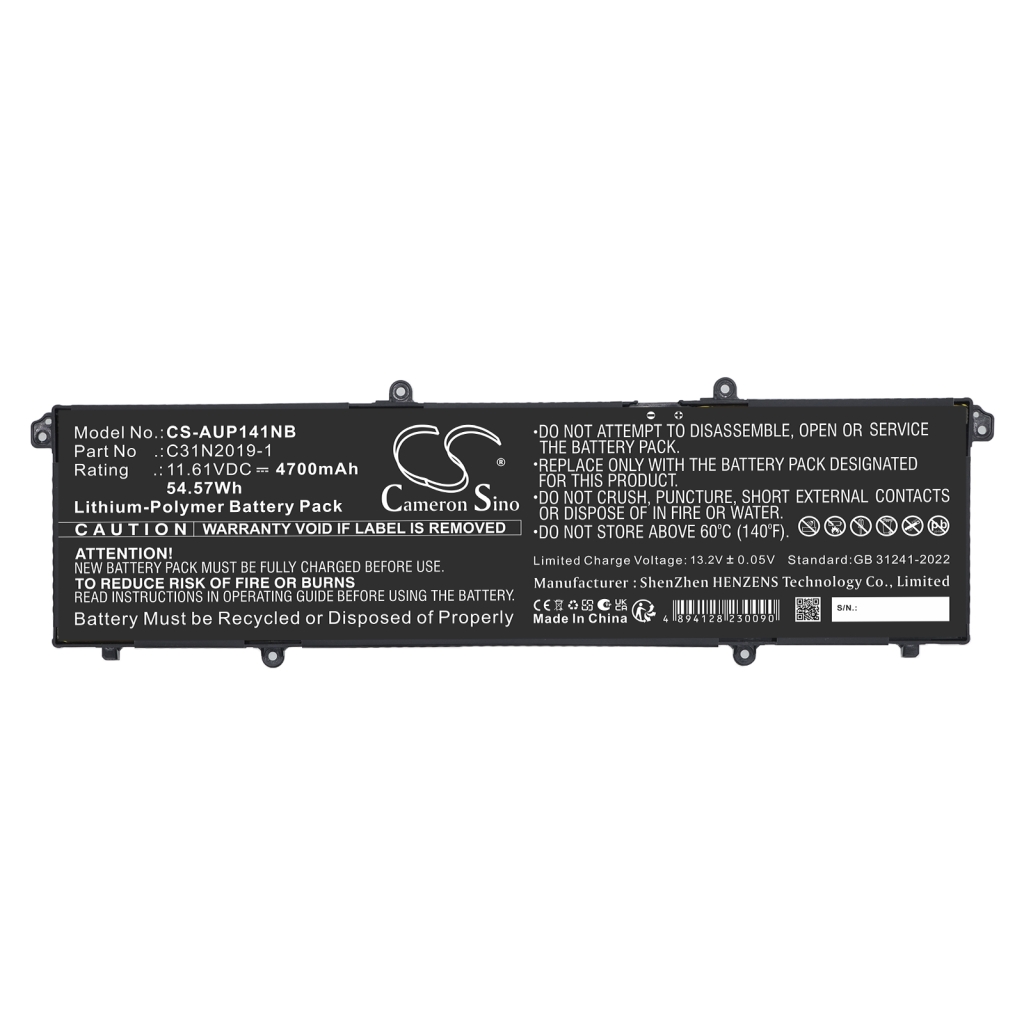 Batteri kompatibel med Asus CS-AUP141NB