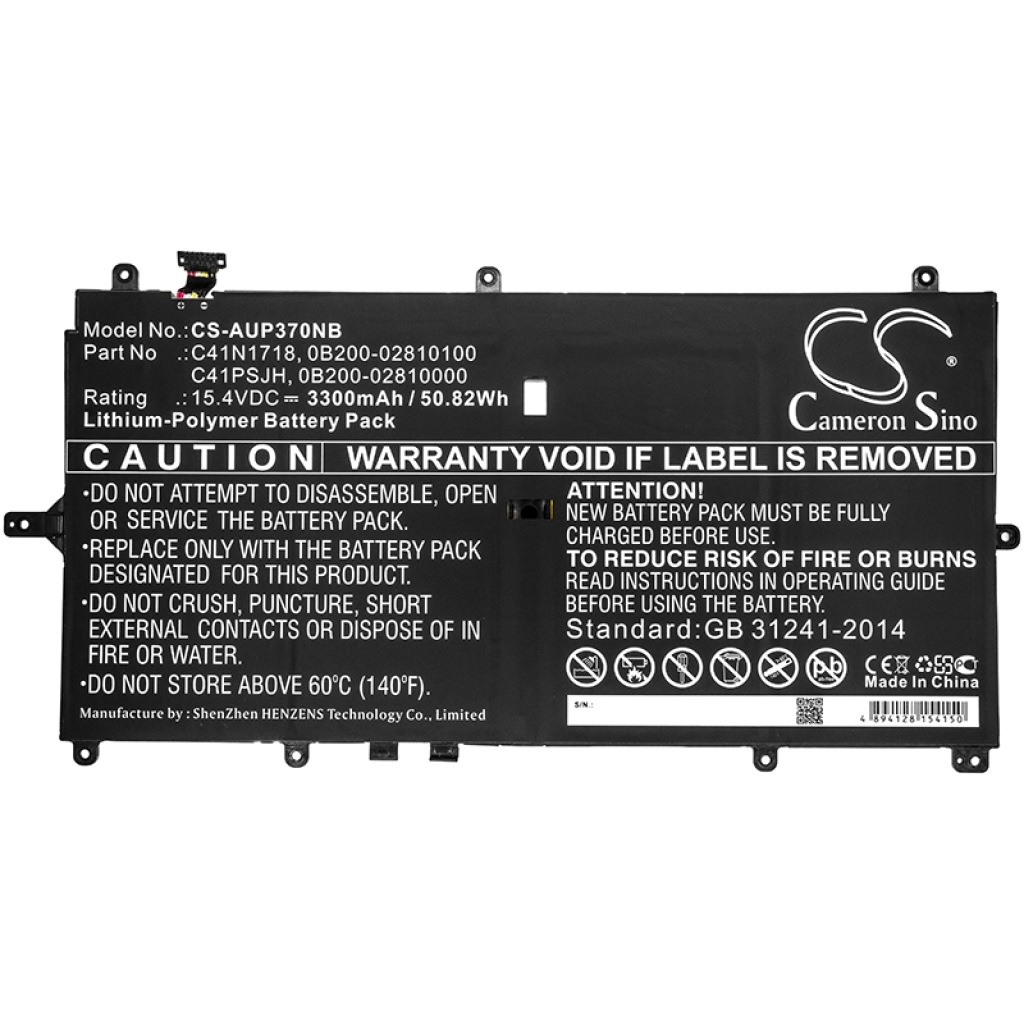 Notebookbatteri Asus CS-AUP370NB