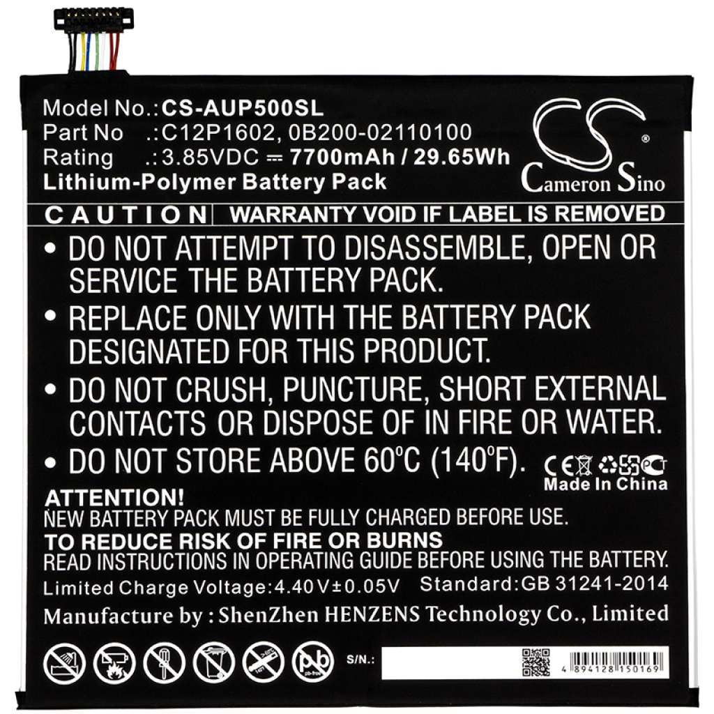 Tabletbatteri Asus CS-AUP500SL