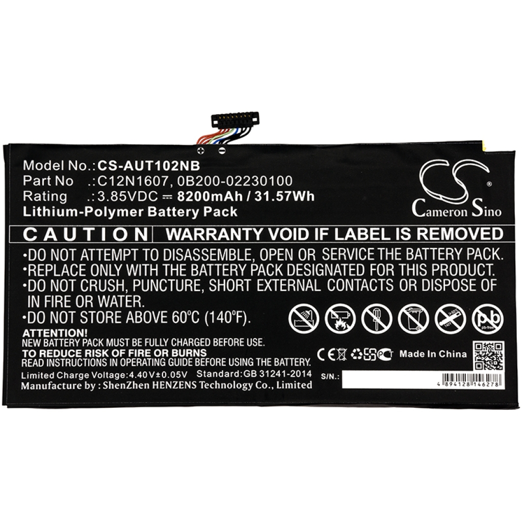 Notebookbatteri Asus CS-AUT102NB