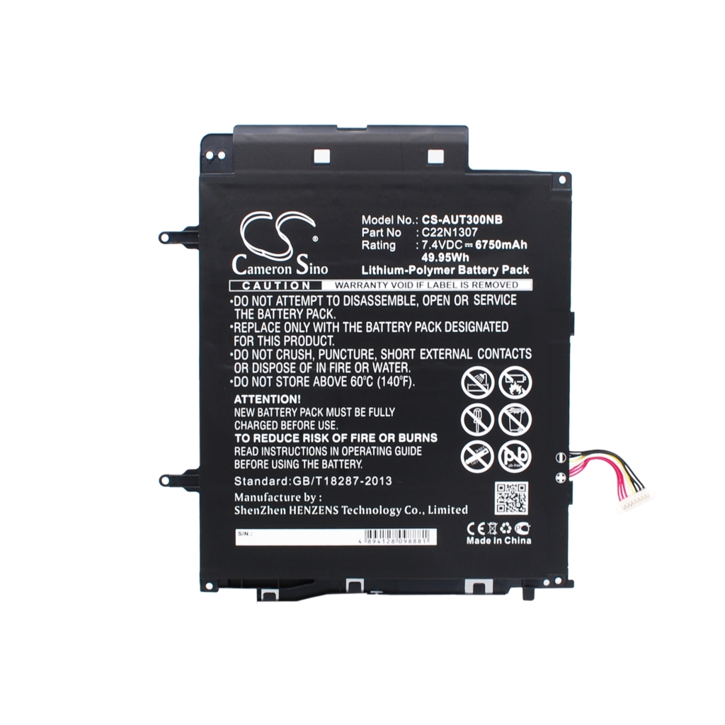 Notebookbatteri Asus CS-AUT300NB