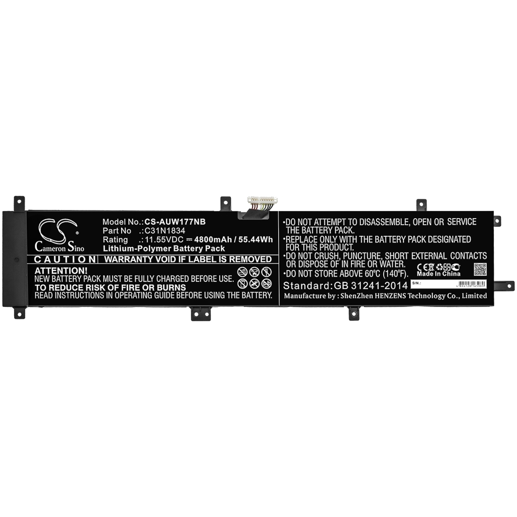 Notebookbatteri Asus CS-AUW177NB