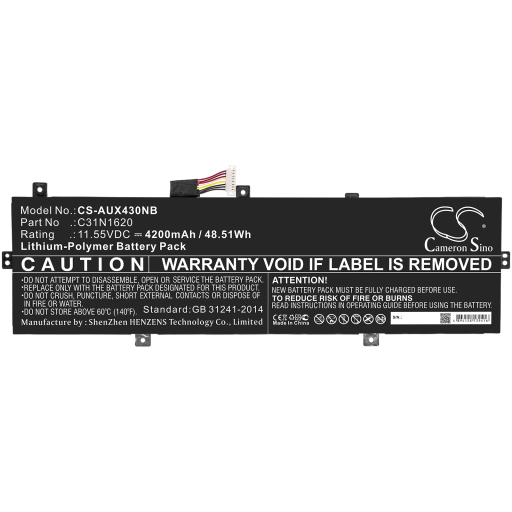 Notebookbatteri Asus ZenBook UX3430UN