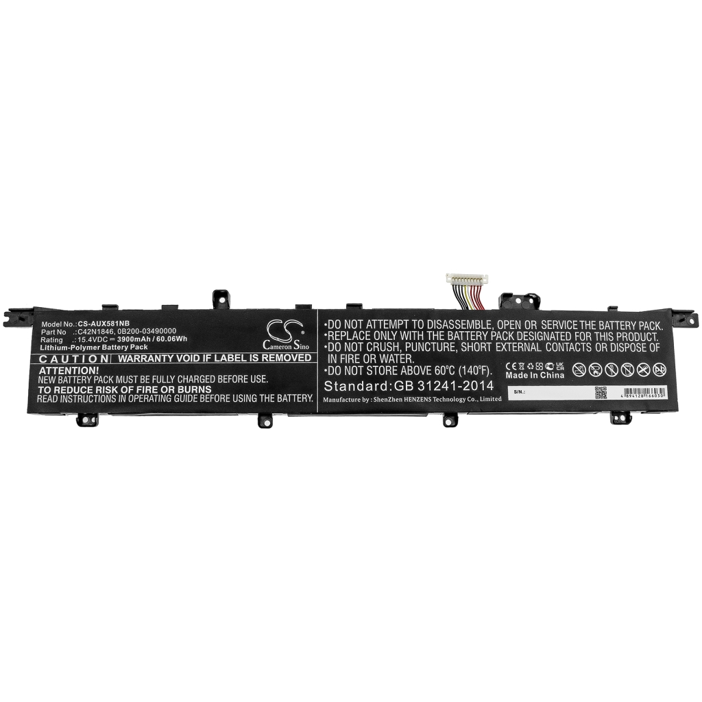 Notebookbatteri Asus CS-AUX581NB