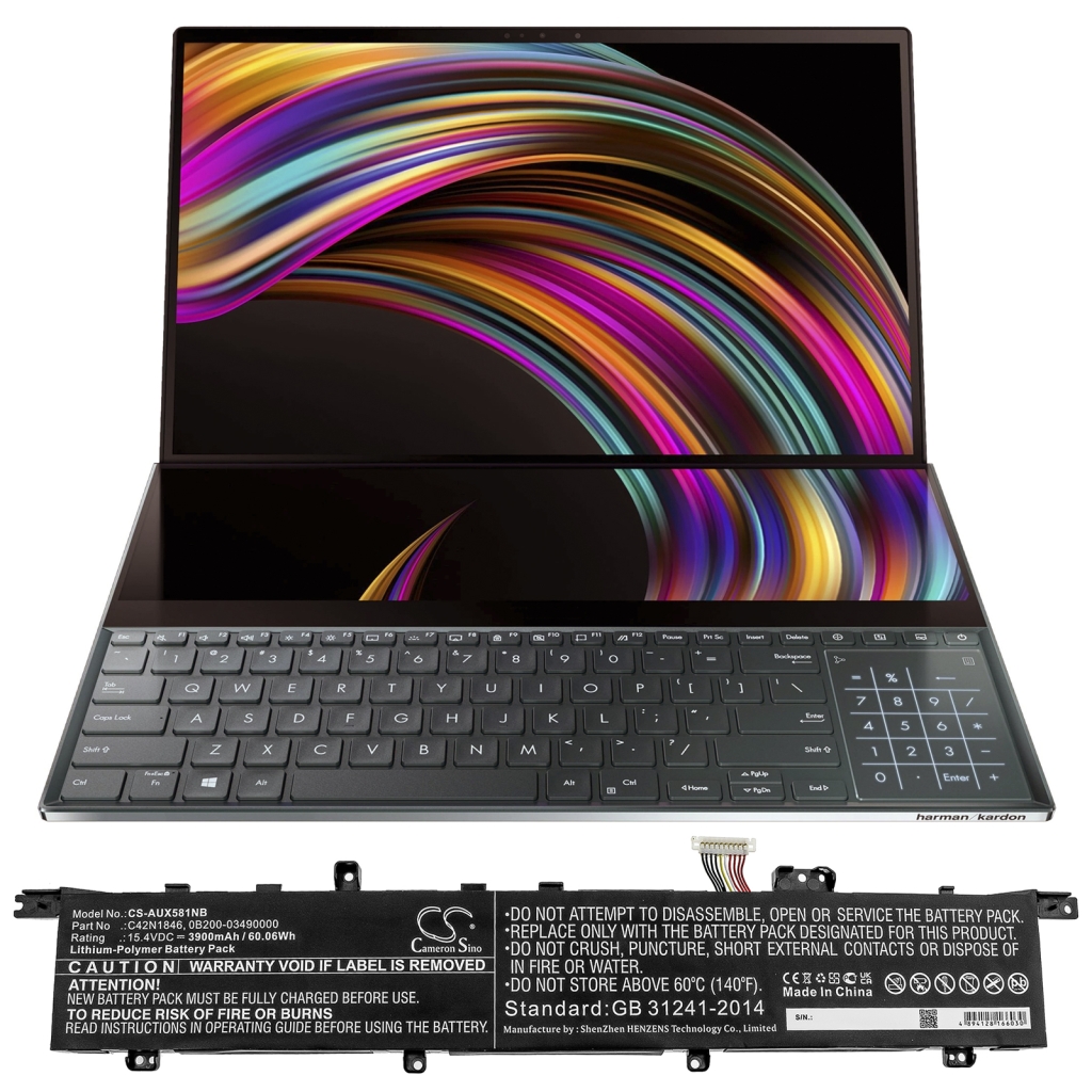 Notebookbatteri Asus CS-AUX581NB