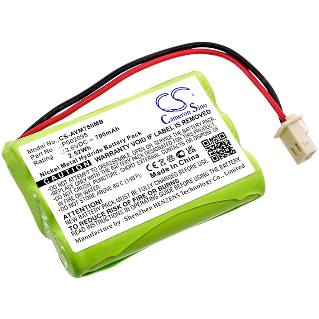 Babyfonbatteri Alecto CS-AVM750MB