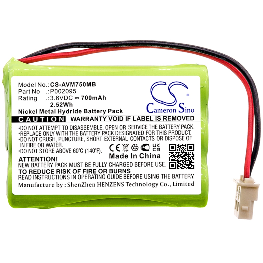 Babyfonbatteri Alecto CS-AVM750MB
