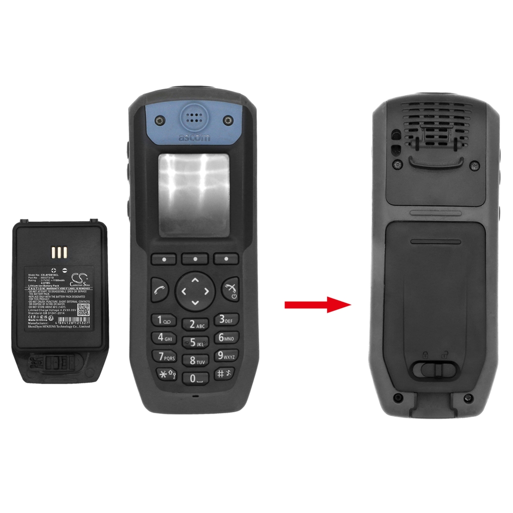 Avaya DeTewe Batteri til trådløs telefon Innovaphone CS-AYD810CL