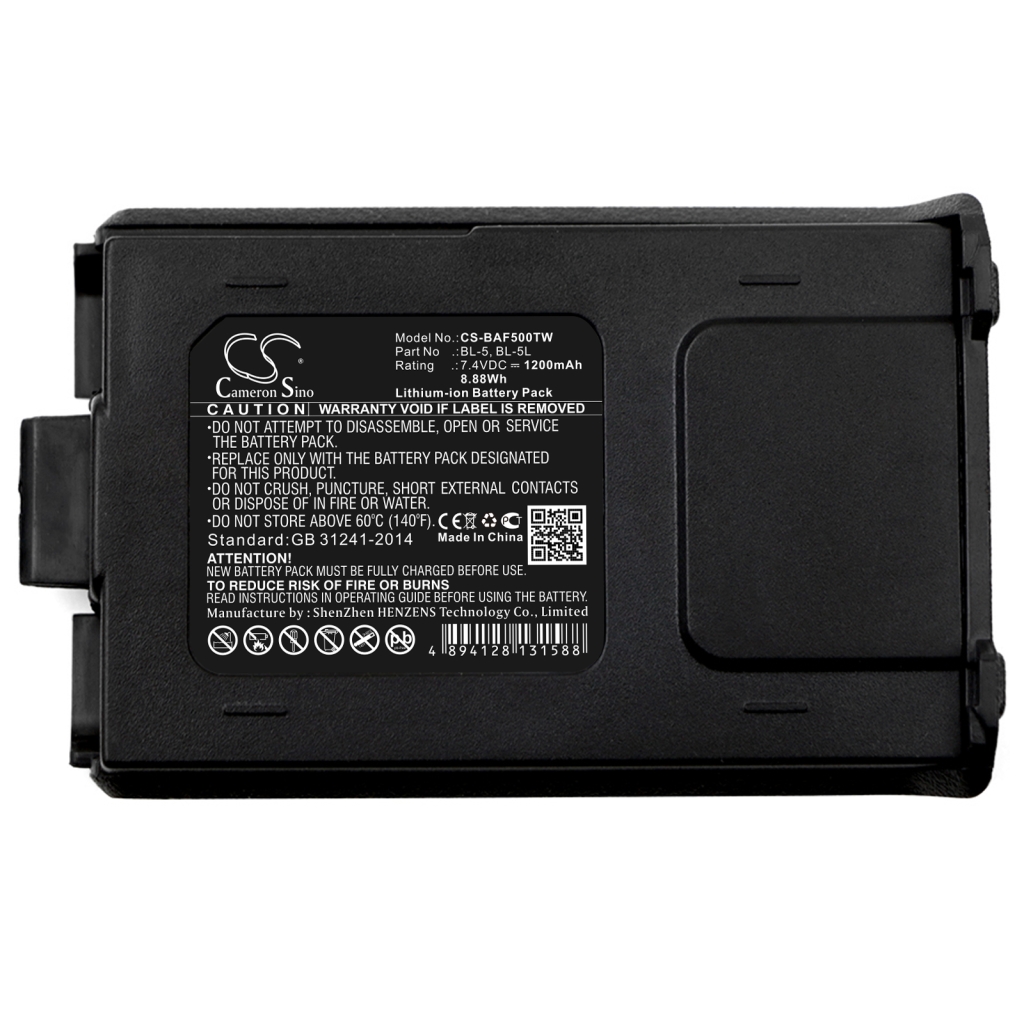Tovejs radio batteri Baofeng TYT F9