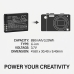 Batteries compatible with Panasonic Lumix DMC-3D1 DMC-3D1K DMC-TZ10 CS-BCG10