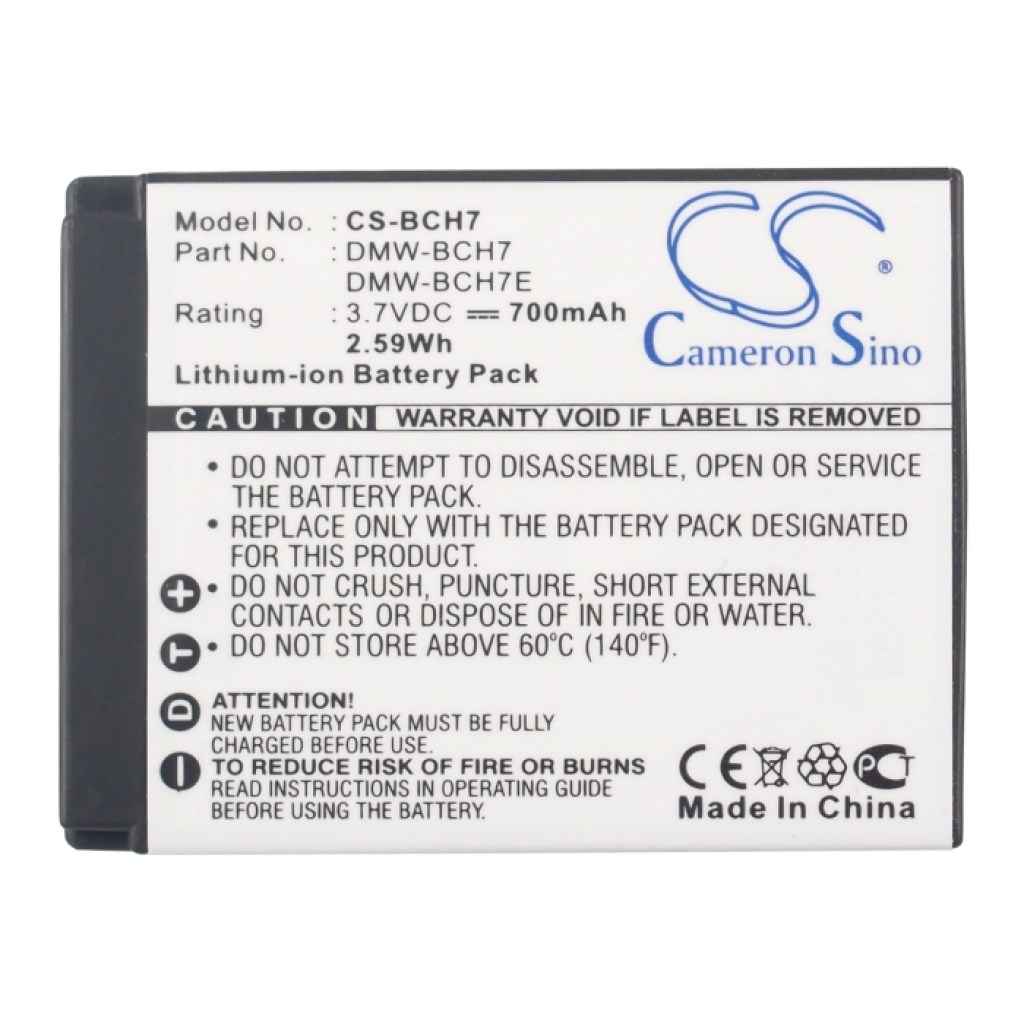 Batteri kompatibel med Panasonic CS-BCH7