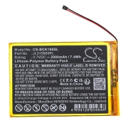Battery compatibleWith Ebook, eReader Battery