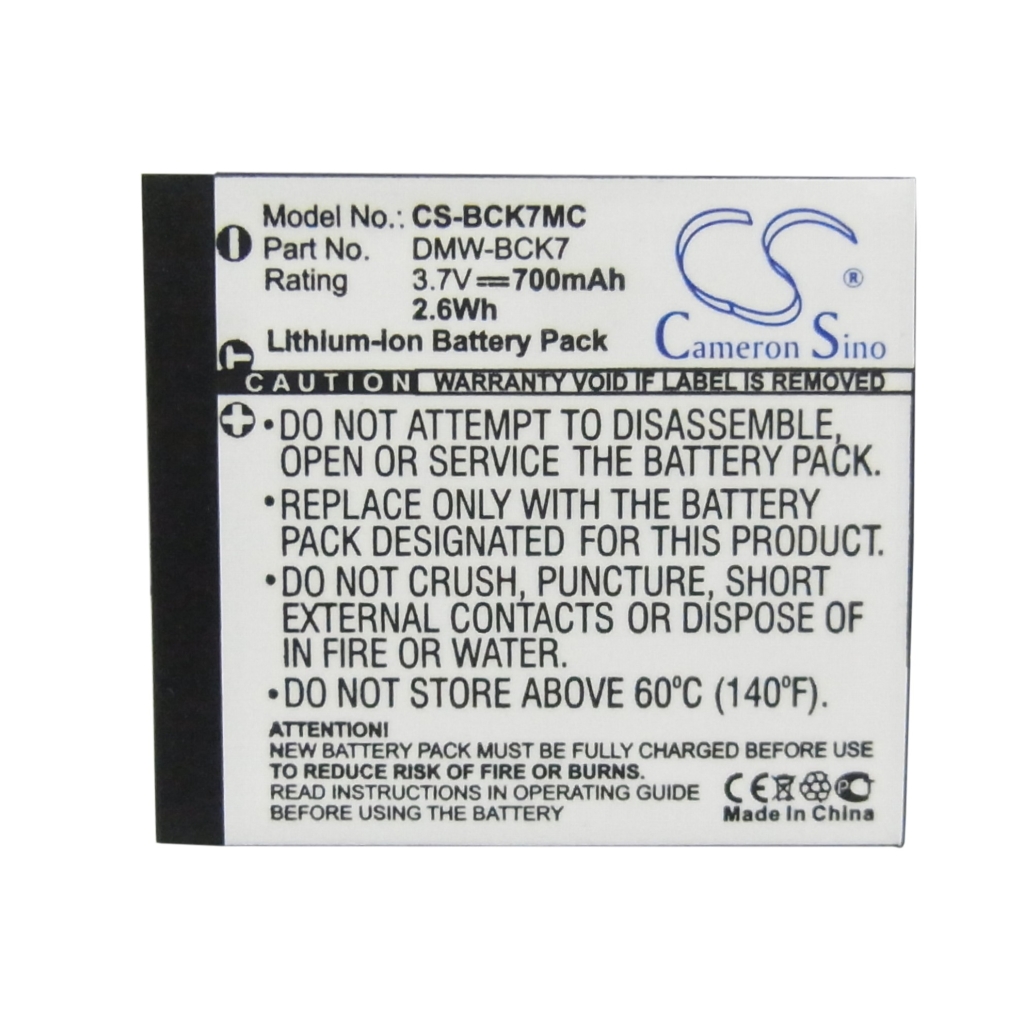 Kamerabatteri Panasonic CS-BCK7MC