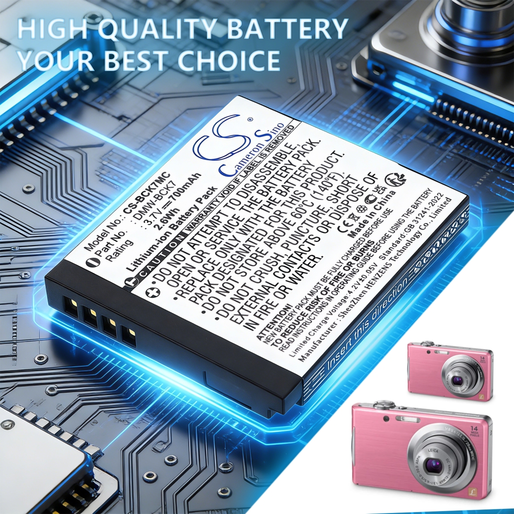 Battery for Panasonic Lumix DMC-S3PA