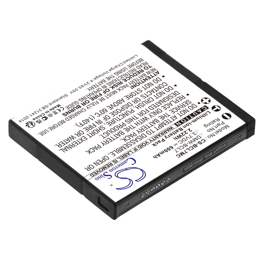 Kamerabatteri Panasonic CS-BCL7MC
