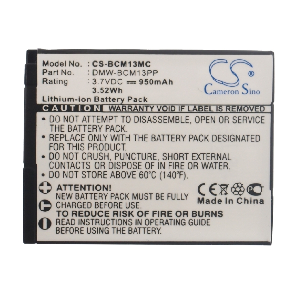 Kamerabatteri Panasonic CS-BCM13MC
