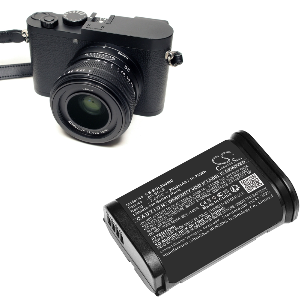 Camera Battery LEICA CS-BDL200MC