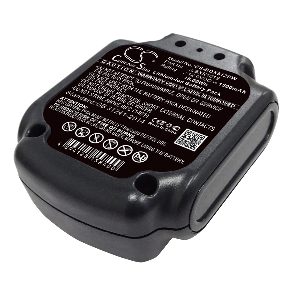 Industribatteri Black & decker CS-BDX512PW