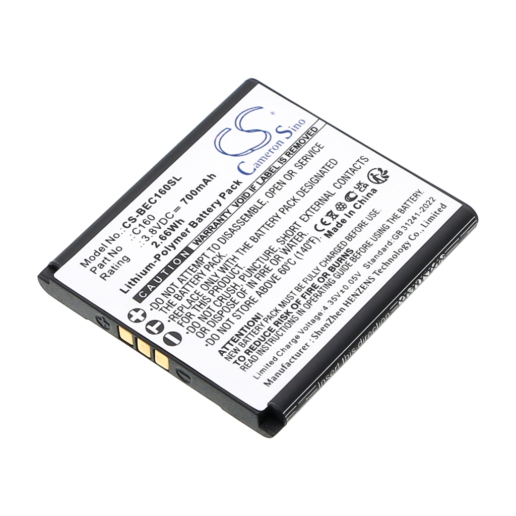 Mobiltelefonbatteri Bea-fon CS-BEC160SL