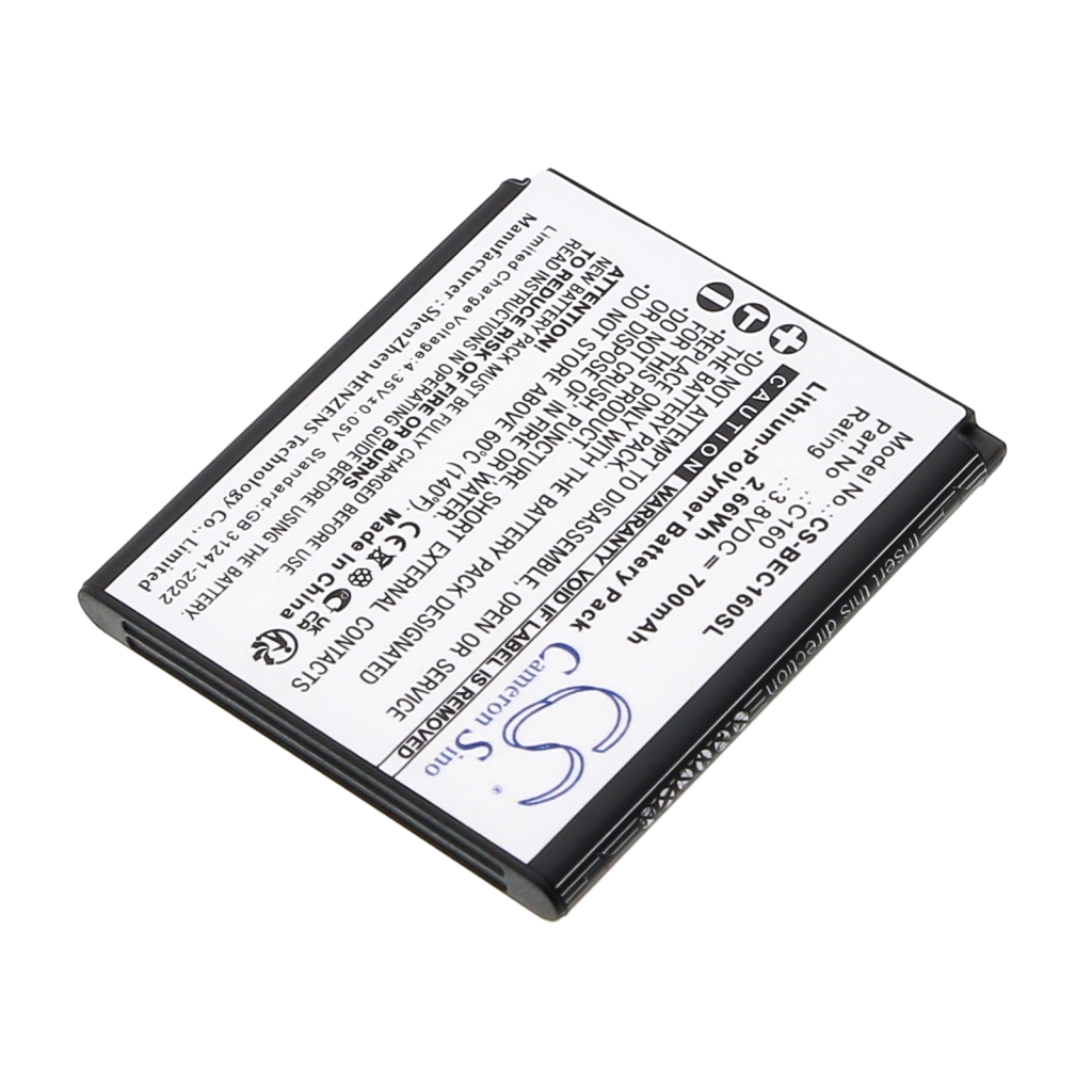Mobiltelefonbatteri Bea-fon CS-BEC160SL
