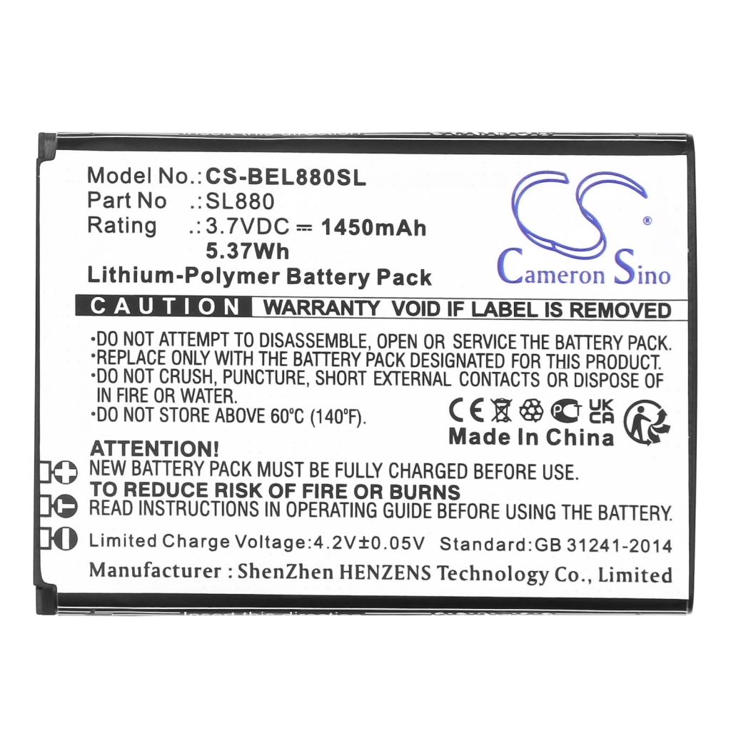 Mobiltelefonbatteri Bea-fon CS-BEL880SL