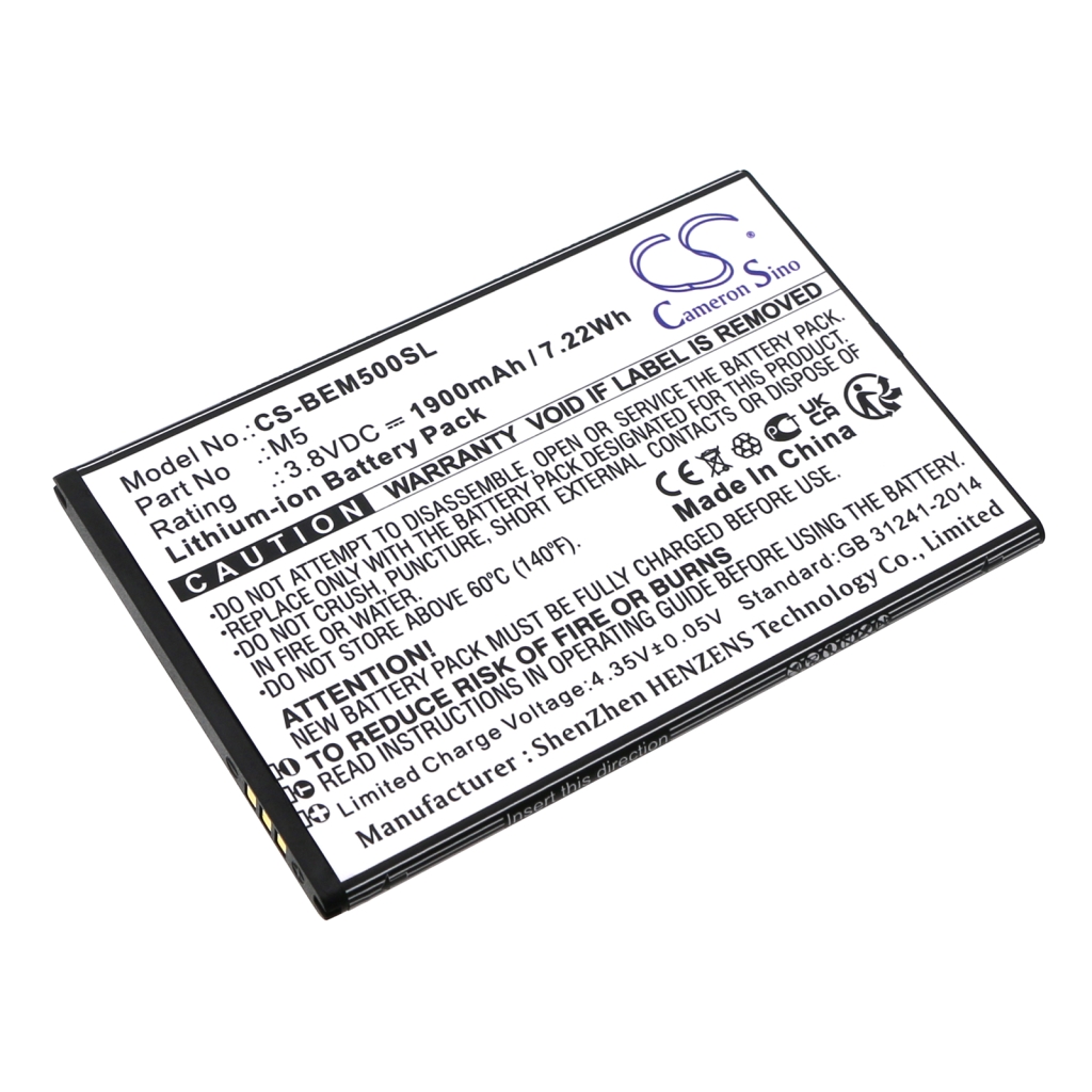 Mobiltelefonbatteri Bea-fon CS-BEM500SL