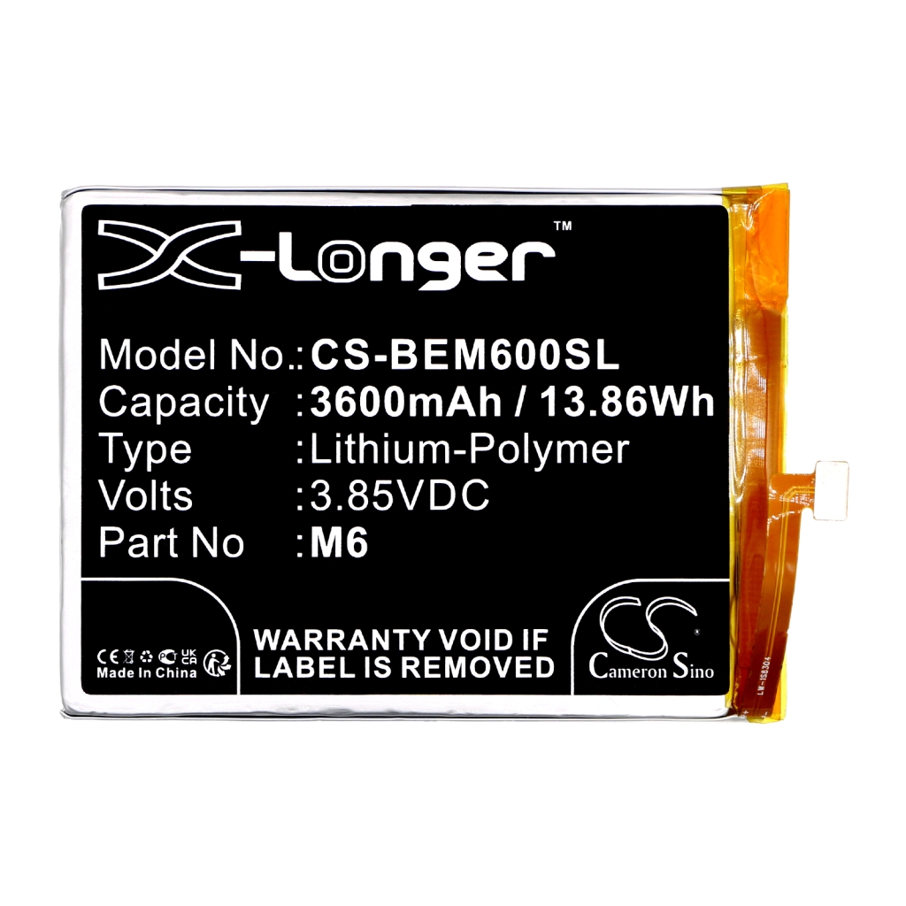 Mobiltelefonbatteri Bea-fon CS-BEM600SL