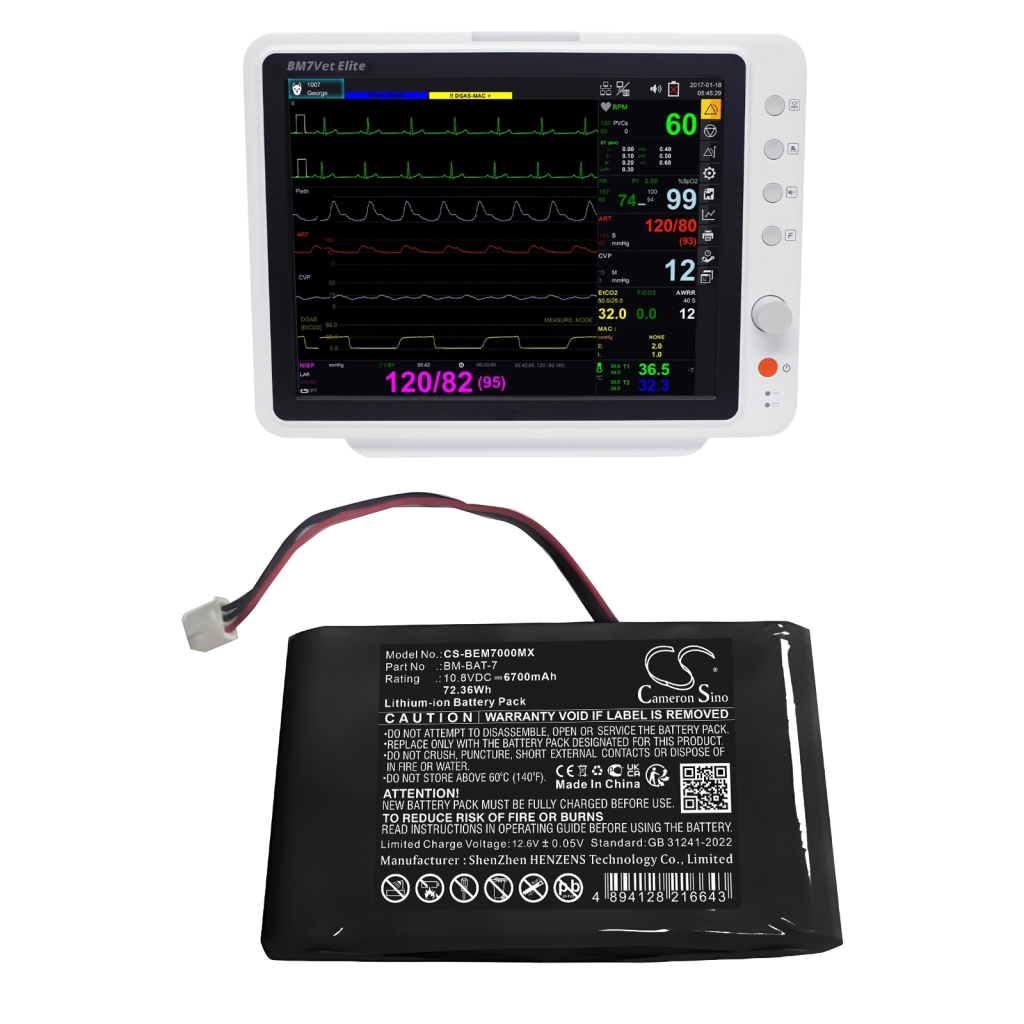 Medical Battery Bionet CS-BEM7000MX