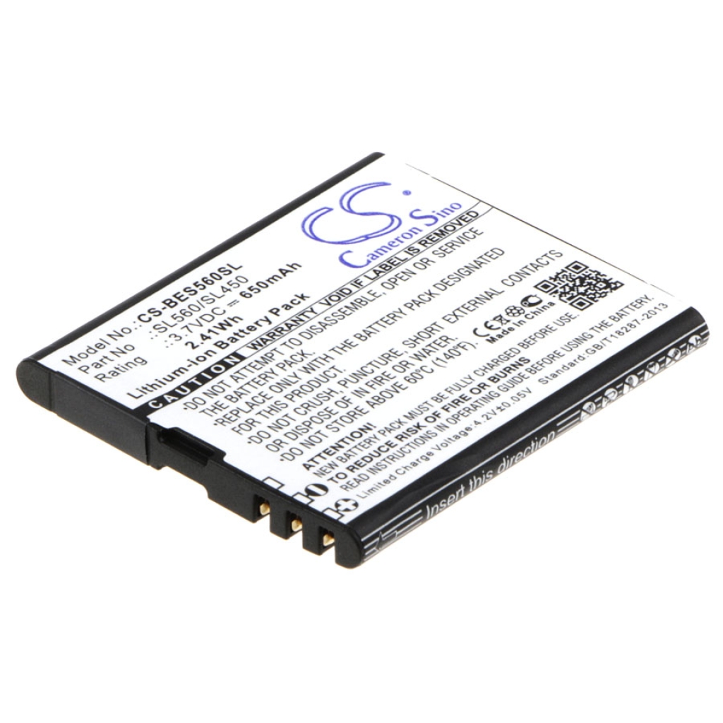 Mobiltelefonbatteri Bea-fon CS-BES560SL