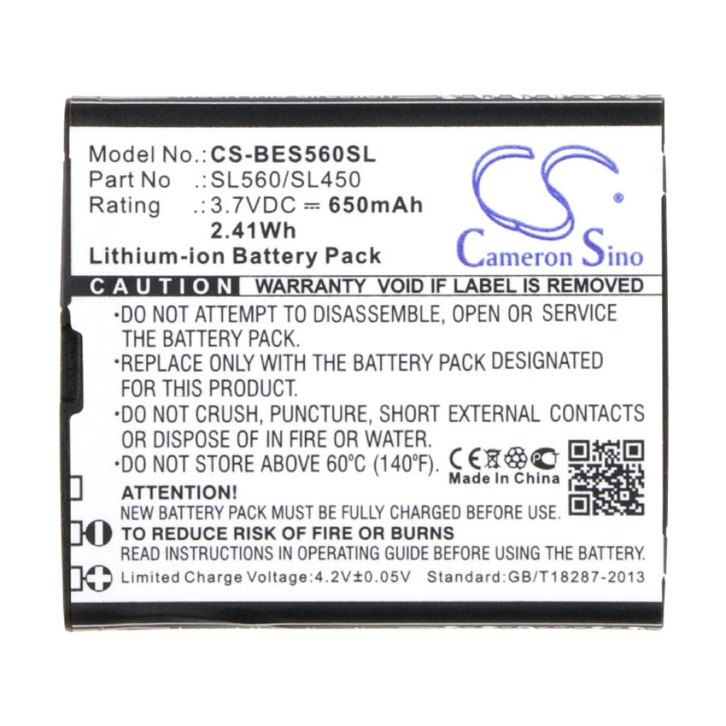 Mobiltelefonbatteri Bea-fon CS-BES560SL