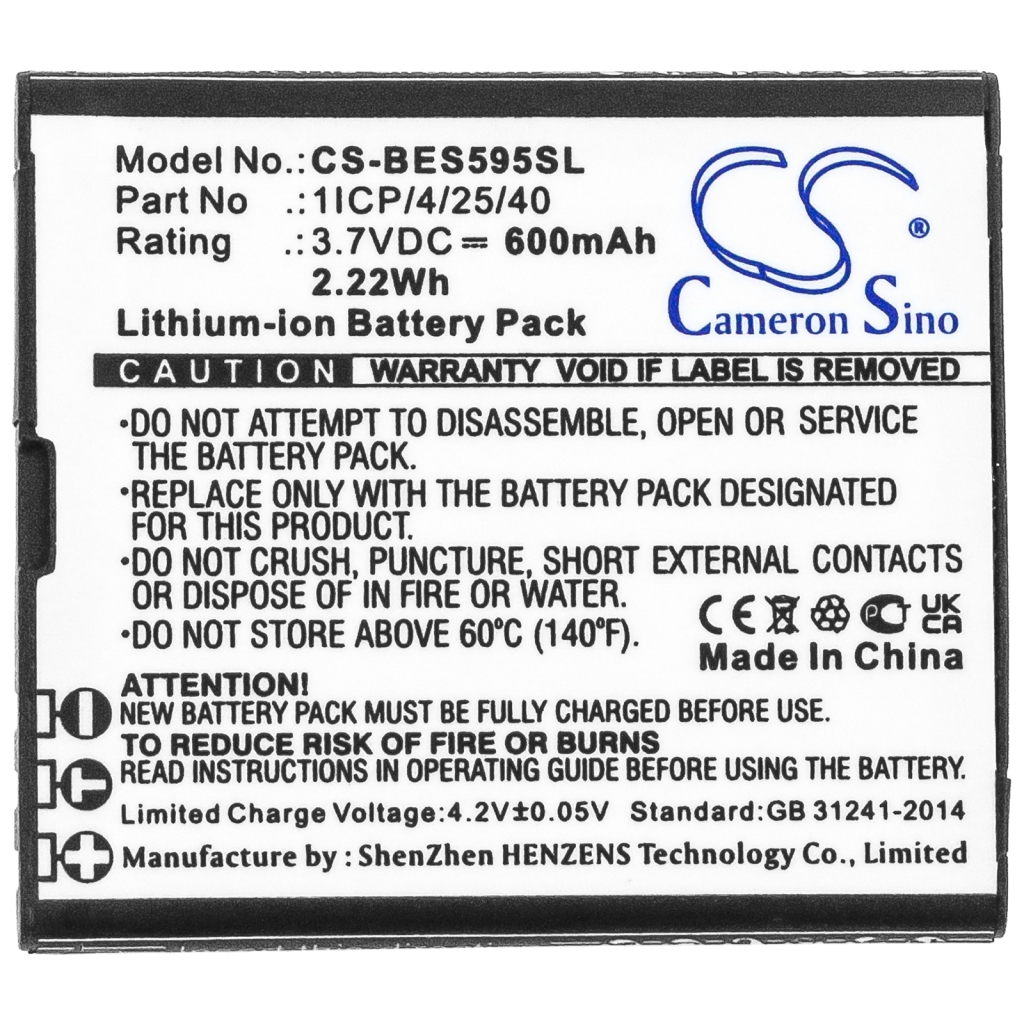 Mobiltelefonbatteri Bea-fon CS-BES595SL