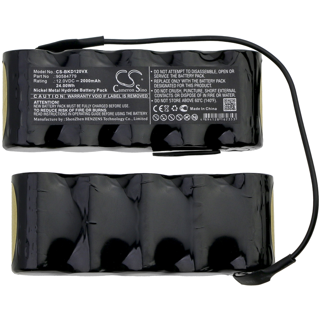 Støvsugerbatteri Black&decker CS-BKD120VX