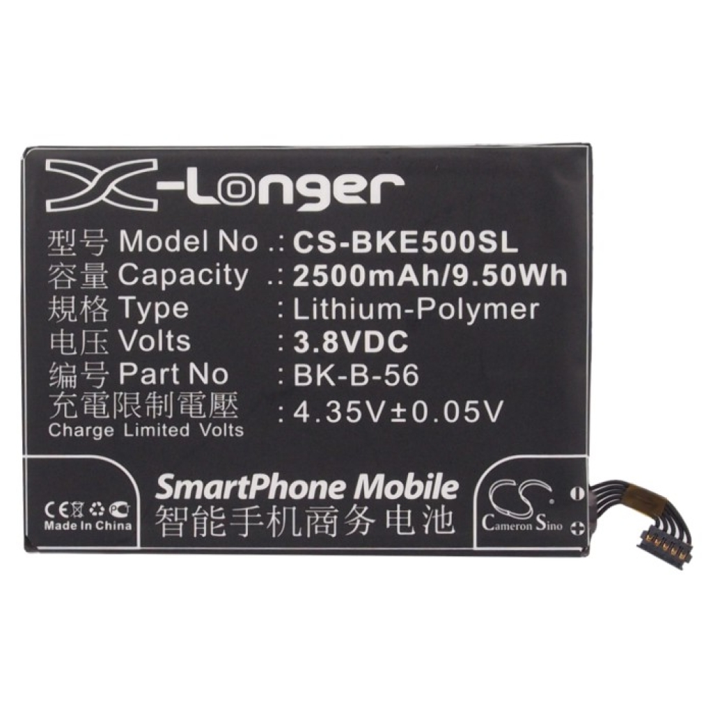 Batteri kompatibel med BBK CS-BKE500SL