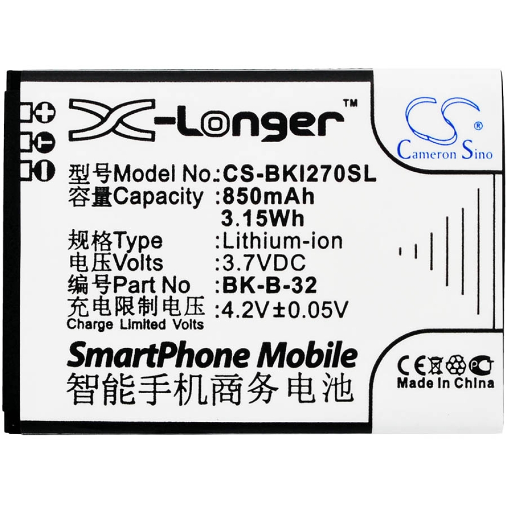 Mobiltelefonbatteri BBK CS-BKI270SL